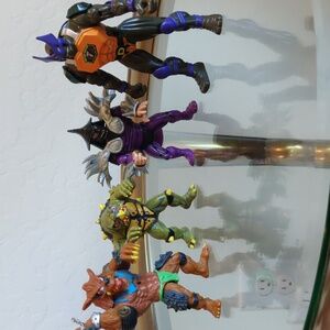 Teenage Mutant Ninja Turtles Villians 1990s Vintage Figures